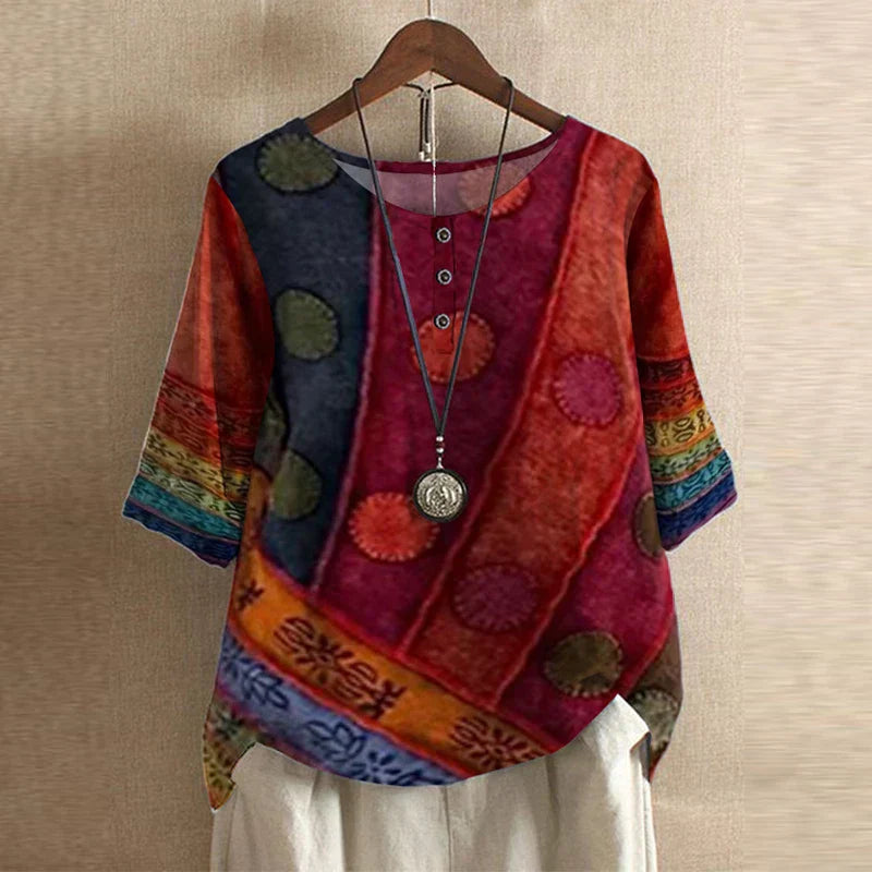 Anya™ | Blouse rétro inspirée