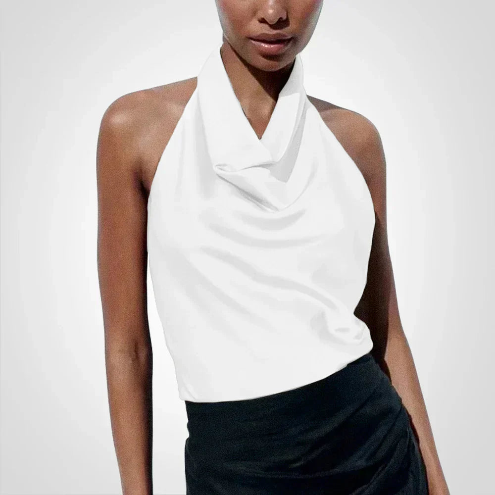 Top Dos-Nu Avec Col Halter Pour Femmes | Idéal Pour Les Soirées Et Occasions Habillées