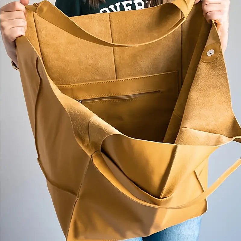 Sac Shopper en Cuir Vegan Luxueux et Spacieux