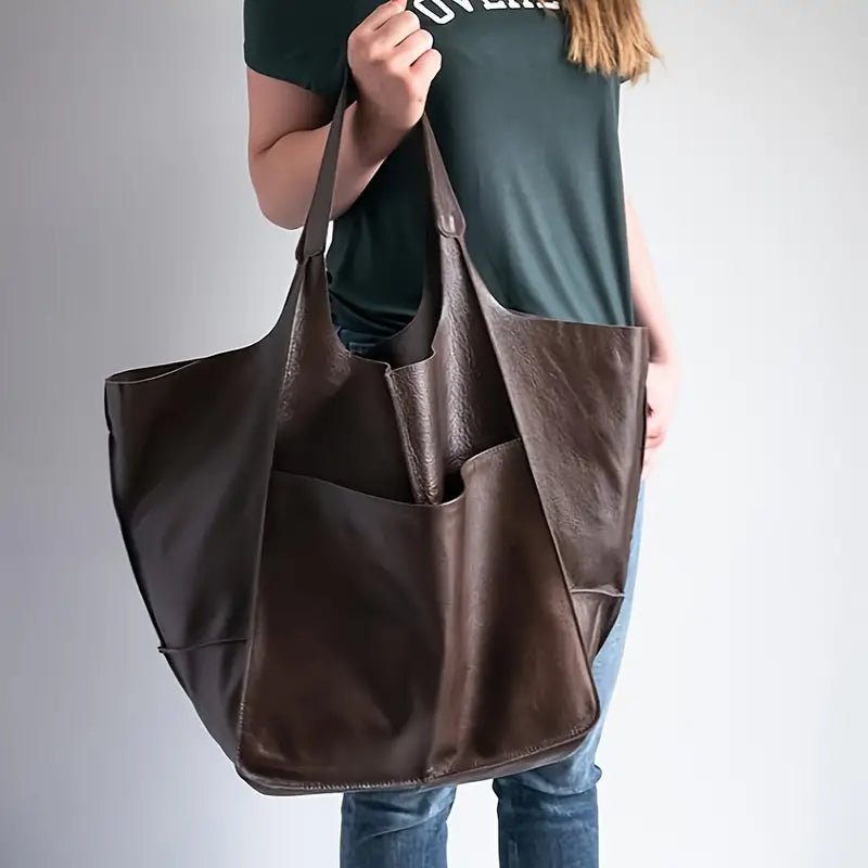 Sac Shopper en Cuir Vegan Luxueux et Spacieux