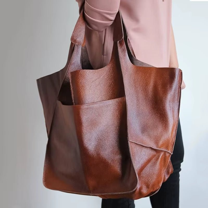 Sac Shopper en Cuir Vegan Luxueux et Spacieux