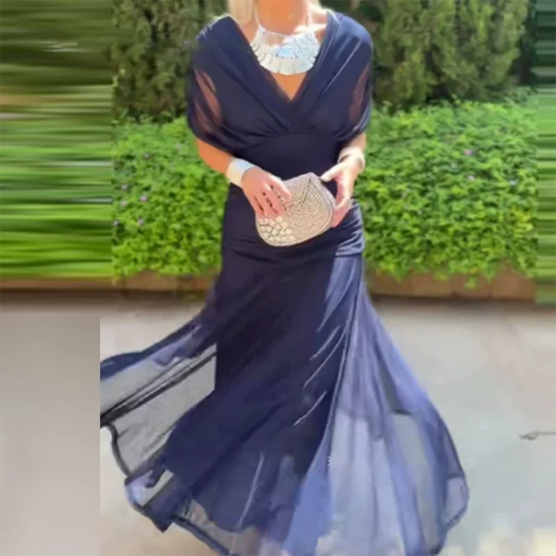 Madison | Robe Midi en Chiffon à Épaules Dégagées avec Détails Froncés