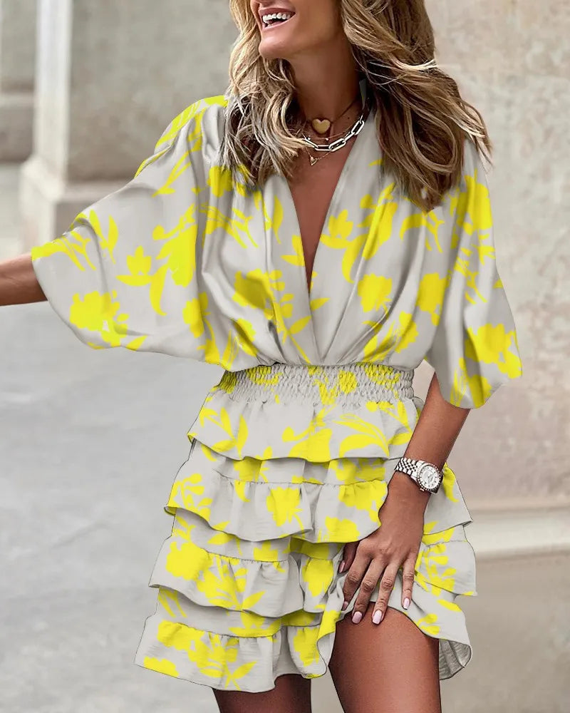Robe Boho Femme | Volants à Niveaux