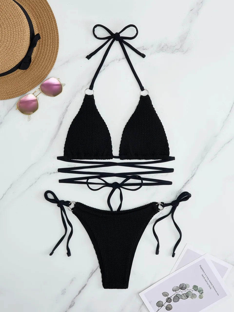 Bikini Sophistiqué Avec un Look Classique Épuré