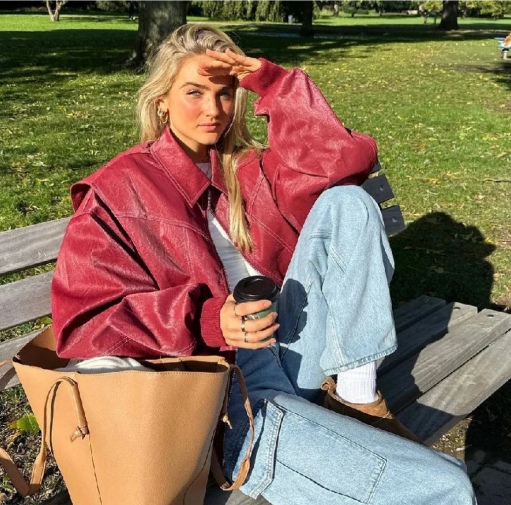 Clara | Veste Bomber Oversized pour Femmes