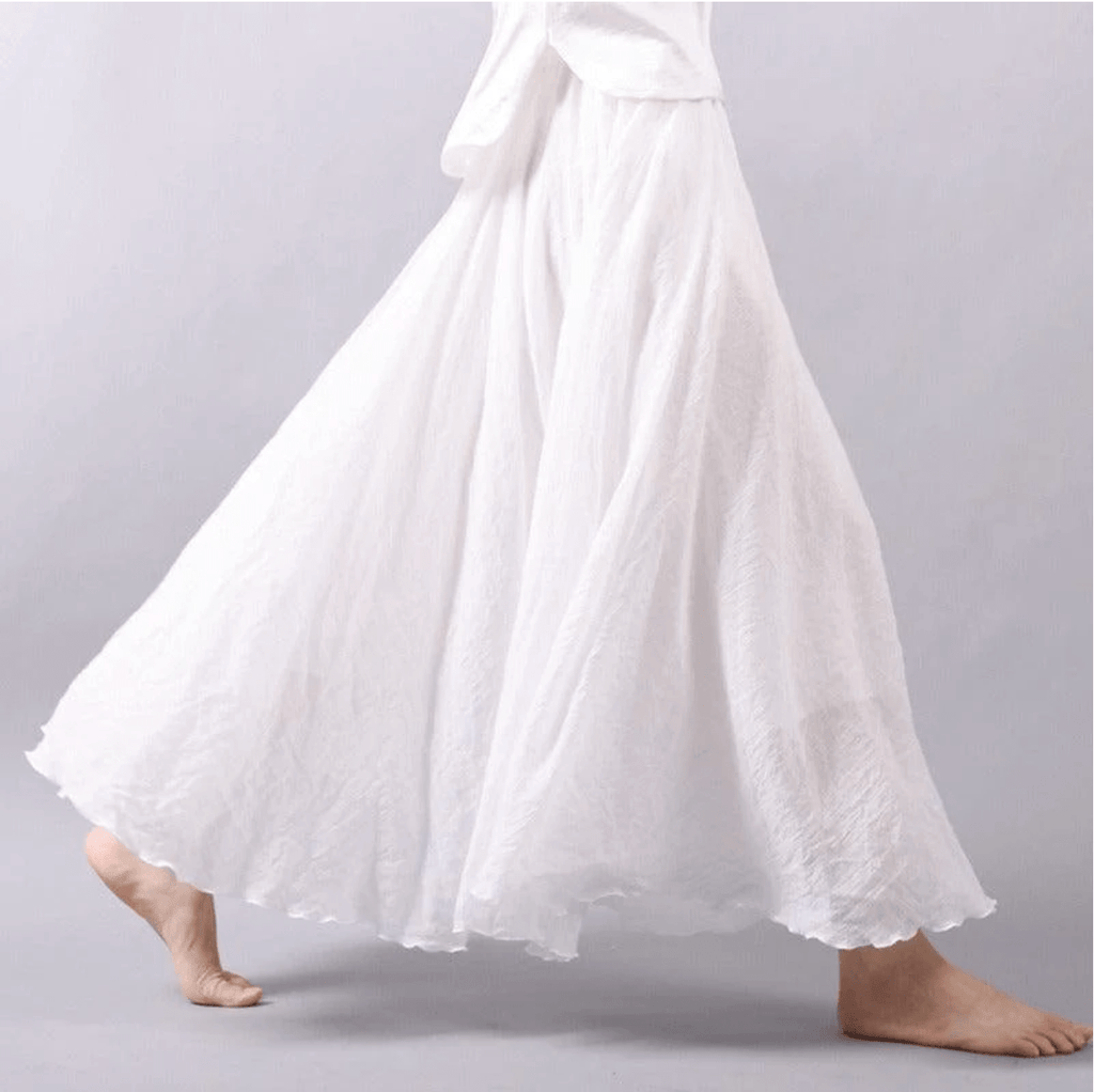 Robe en lin Boho pour femme | Maxi