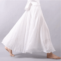 Robe en lin Boho pour femme | Maxi