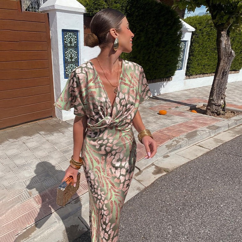 Elisa | Robe en Soie Élégante