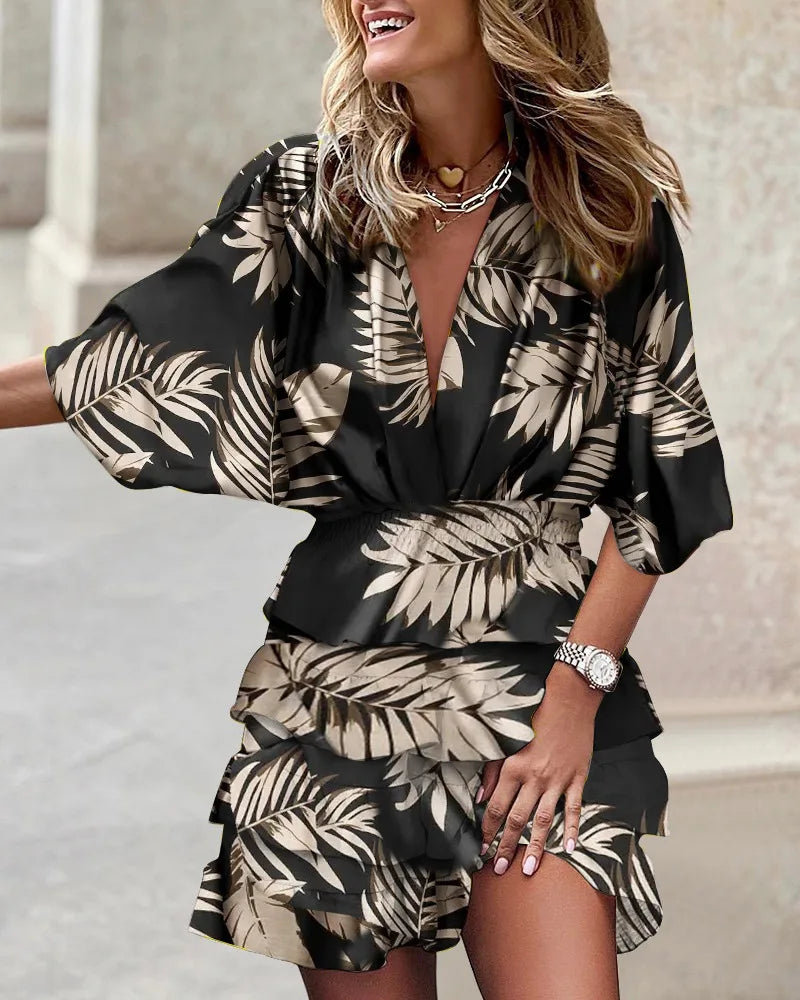 Robe Boho Femme | Volants à Niveaux