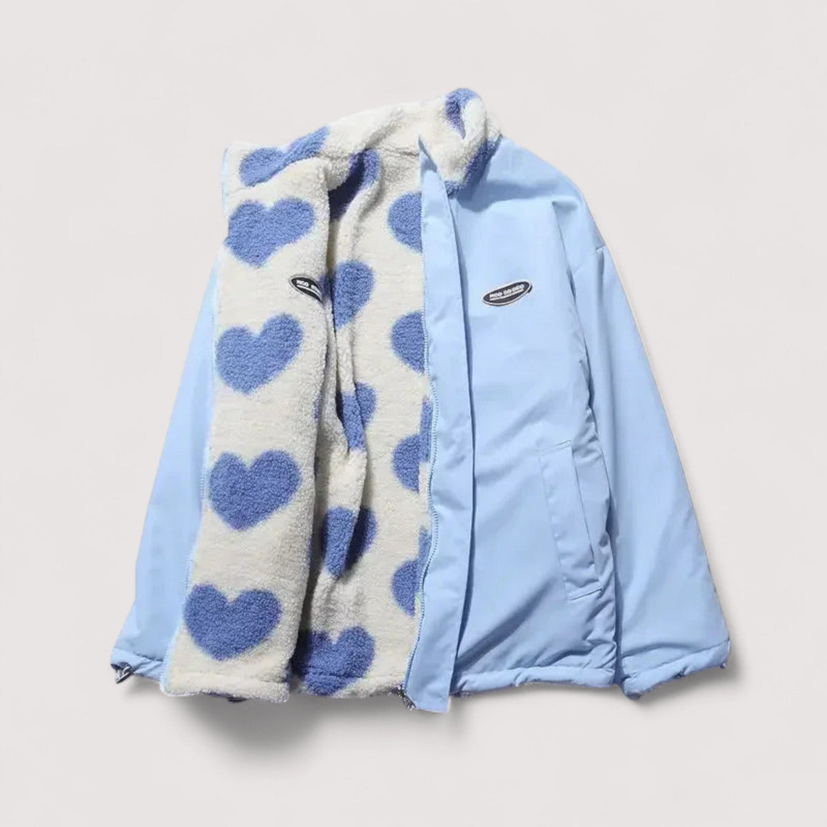 VESTE RÉVERSIBLE EN FORME DE COEUR POUR FEMMES