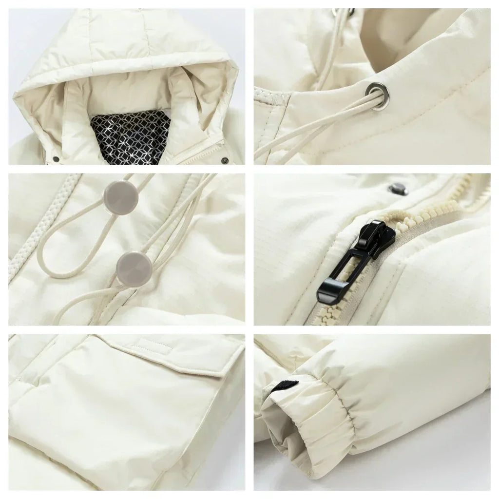 Lucas - Manteau d'Hiver Matelassé Élégant