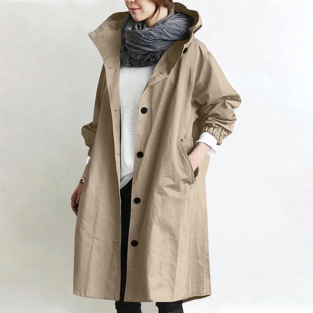 MANTEAU LONG RELAXE POUR FEMMES