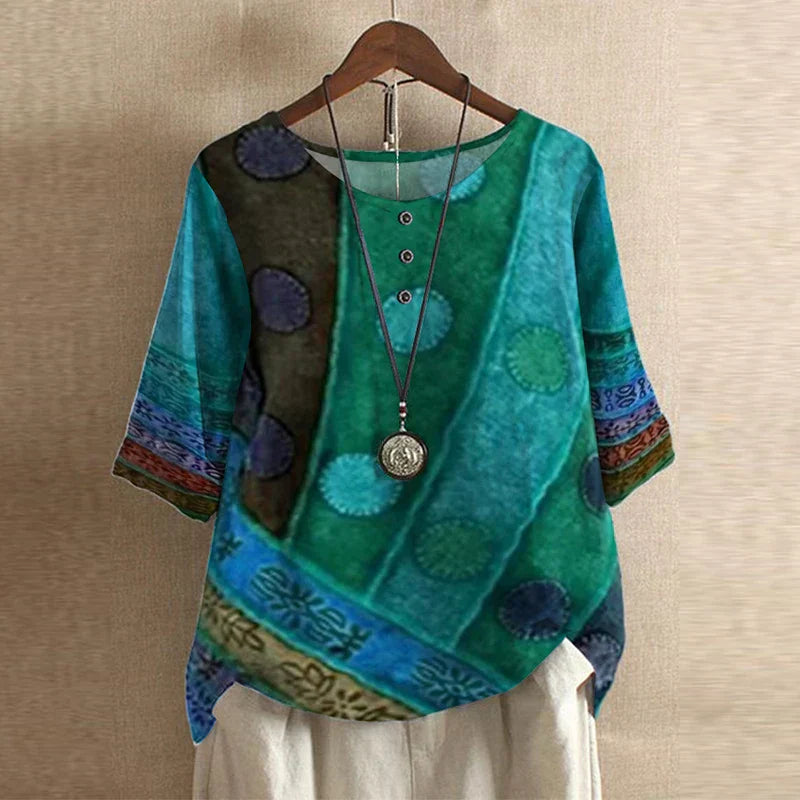 Anya™ | Blouse rétro inspirée