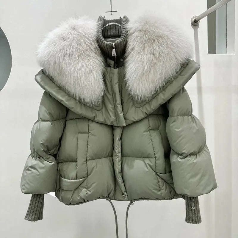 Nadine - Manteau d'Hiver Élégant Matelassé