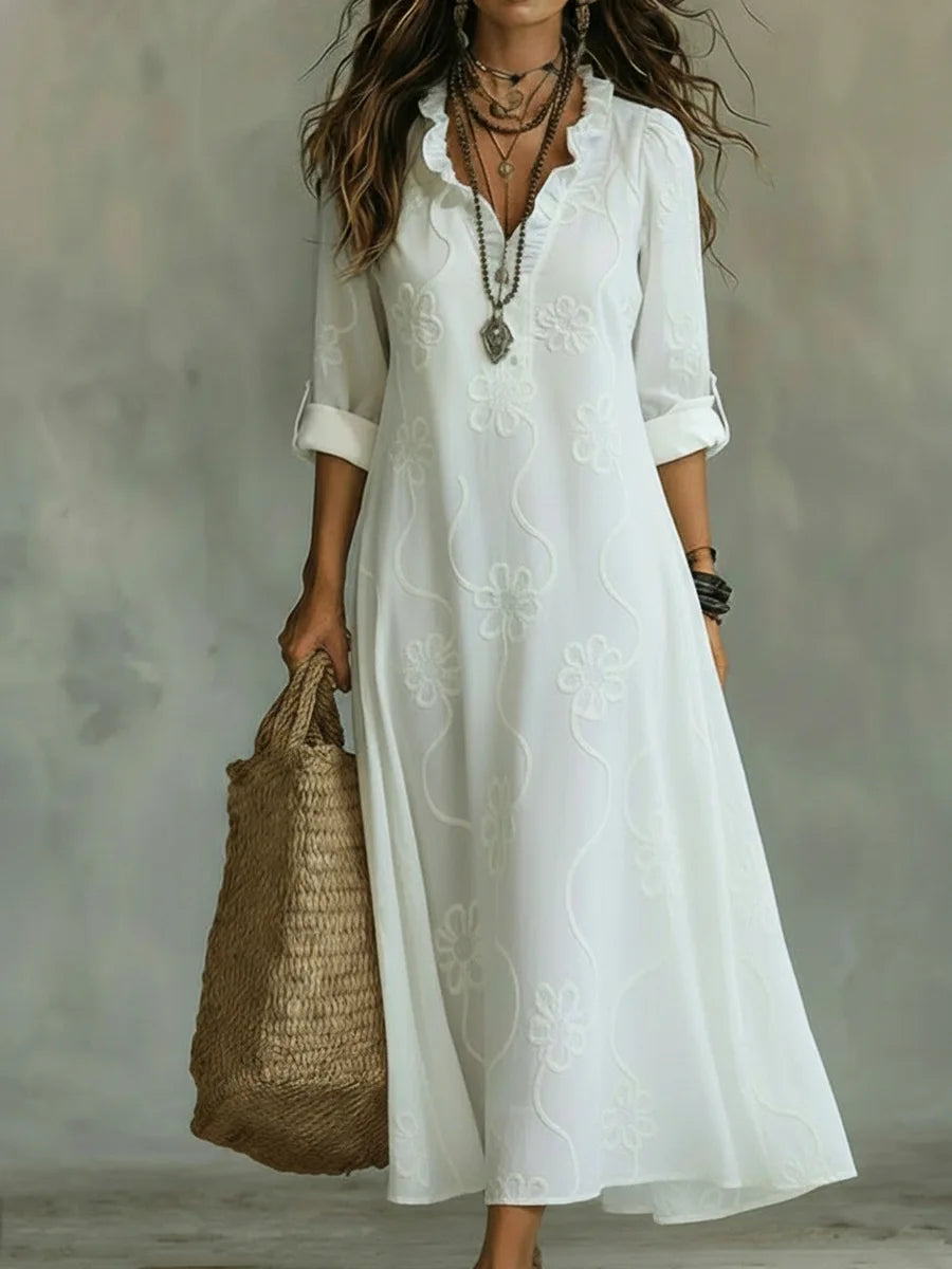 Loelia | Robe maxi confortable pour le quotidien et les vacances