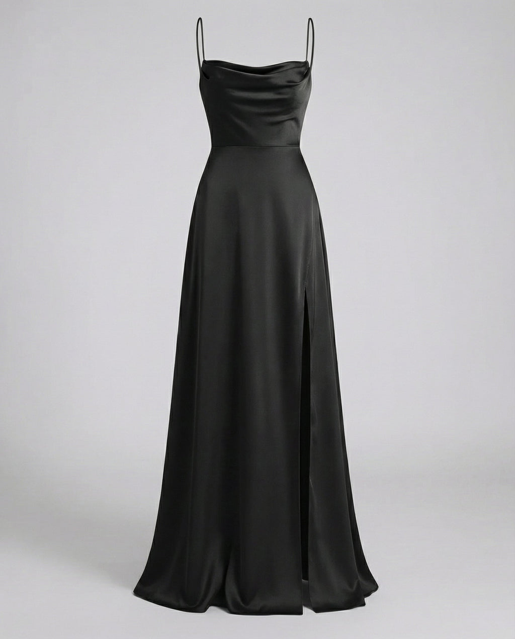 Robe Maxi Femme | Décolleté Drapé & Fente Élégante
