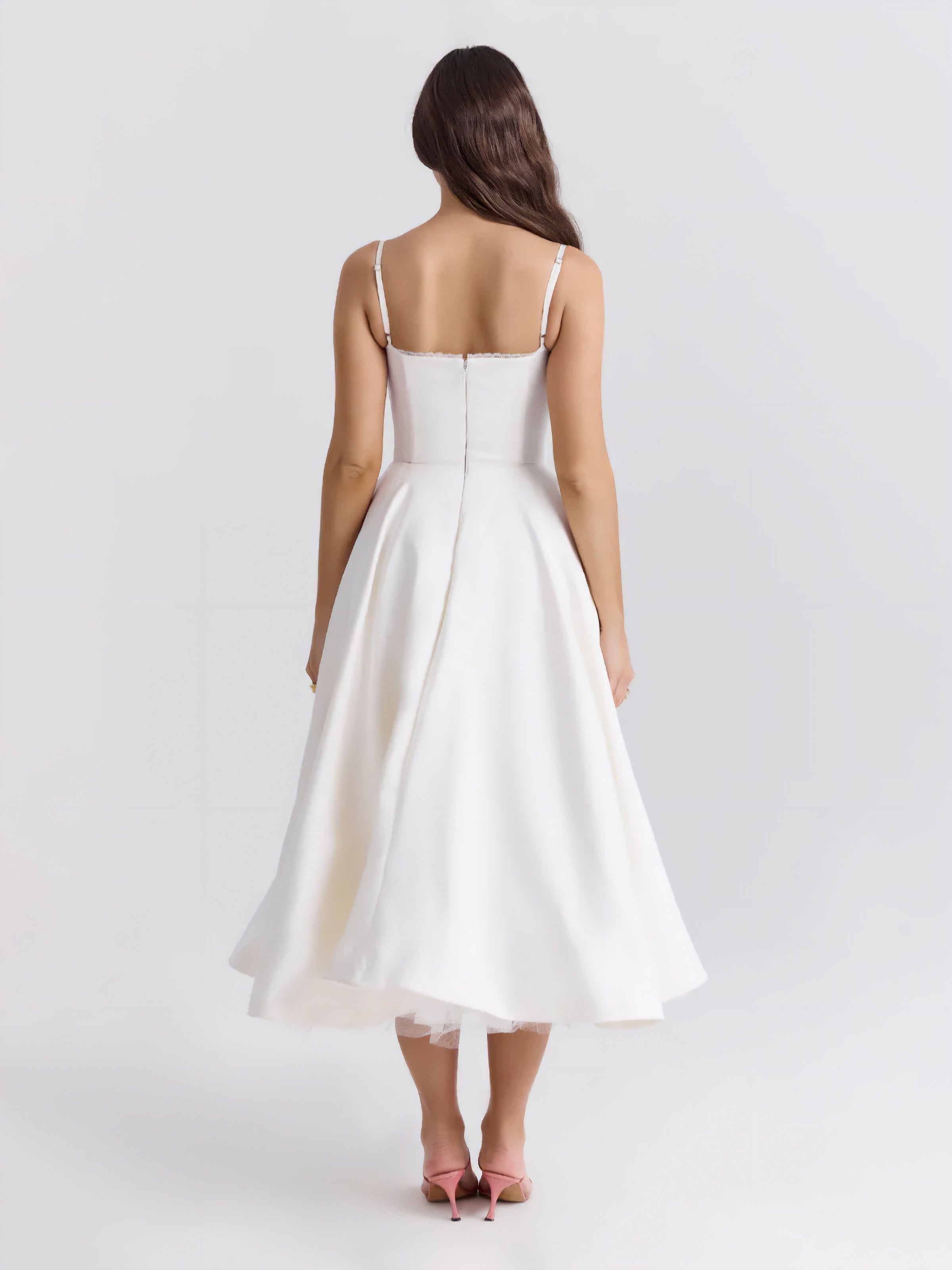 Ophira™ - Robe Midi Corset Élégante