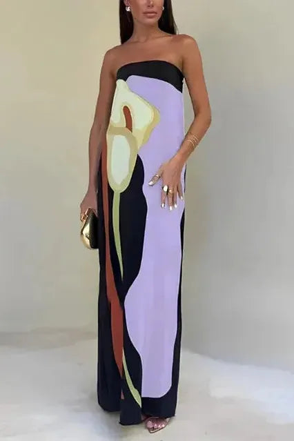 Phoebe | Robe Maxi Sans Manches pour Femmes