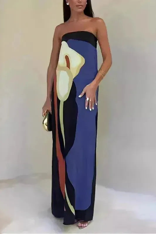 Phoebe | Robe Maxi Sans Manches pour Femmes