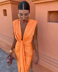 Isabella | Robe de soirée à décolleté plongeant