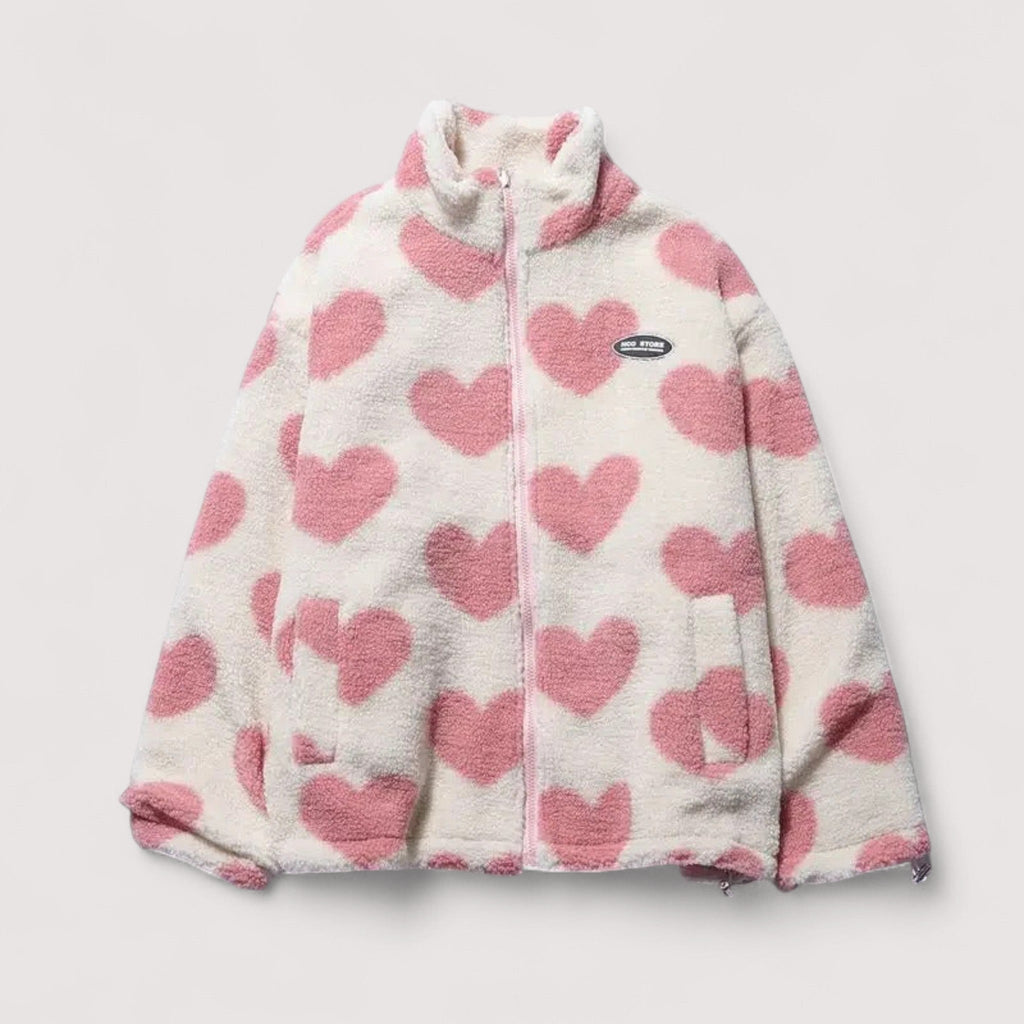 VESTE RÉVERSIBLE EN FORME DE COEUR POUR FEMMES