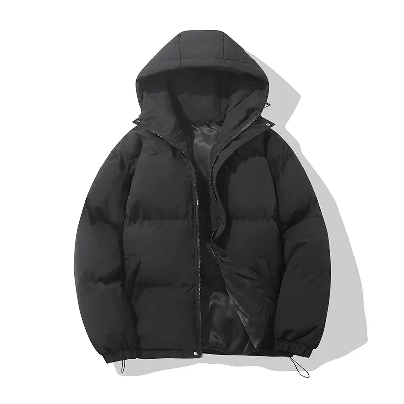 Doudoune en Coton Mixte – Capuche Ajustable et Fermeture Zippée Sécurisée