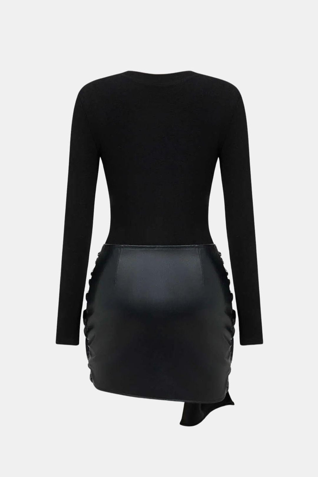 Robe Mini Avec Détail Noué Sur Le Devant Et Coupe Ajustée Pour Femme | Idéal Pour Soirées Et Événements