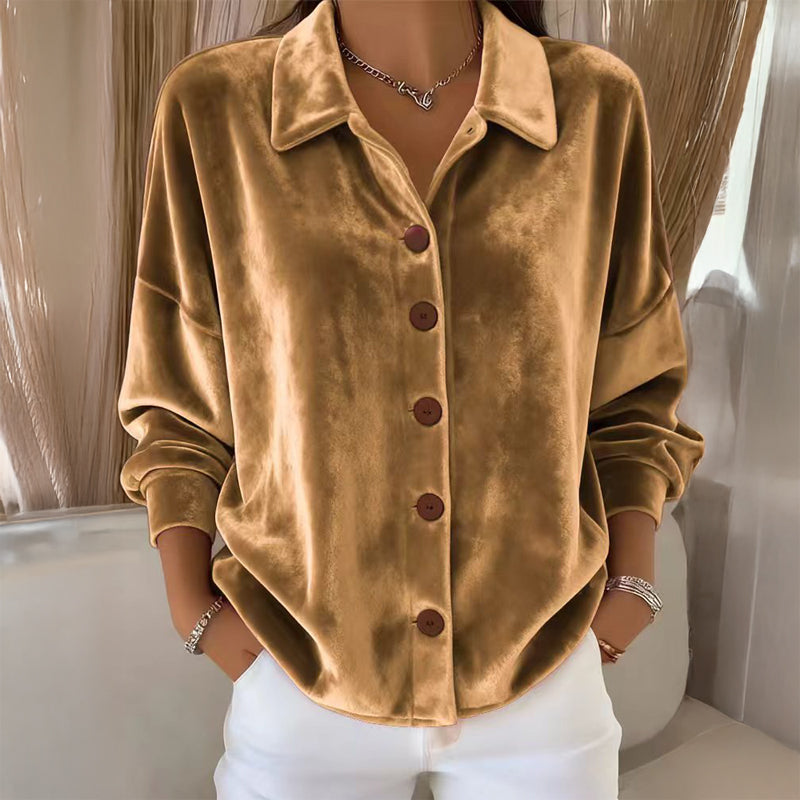 TOP ÉLÉGANT AVEC BOUTONS POUR FEMMES