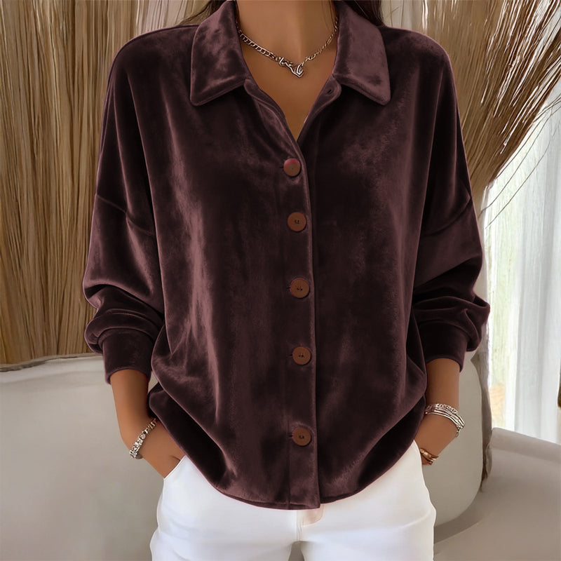 TOP ÉLÉGANT AVEC BOUTONS POUR FEMMES