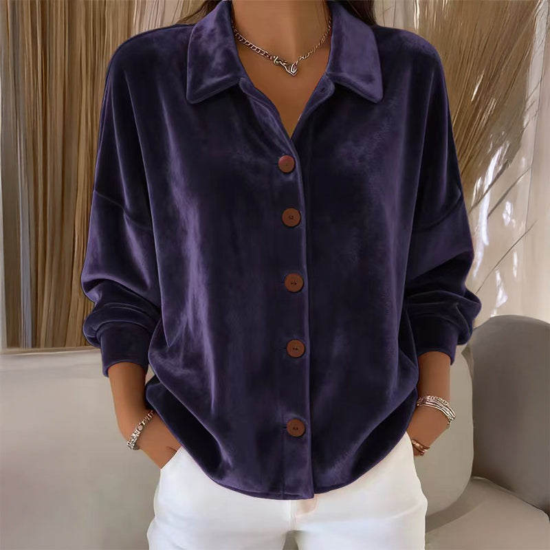 TOP ÉLÉGANT AVEC BOUTONS POUR FEMMES