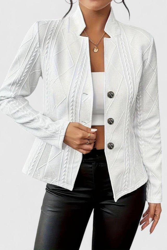 Blazer Sophistiqué avec Coupe Moderne et Silhouette Féminine