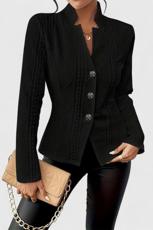 Blazer Sophistiqué avec Coupe Moderne et Silhouette Féminine