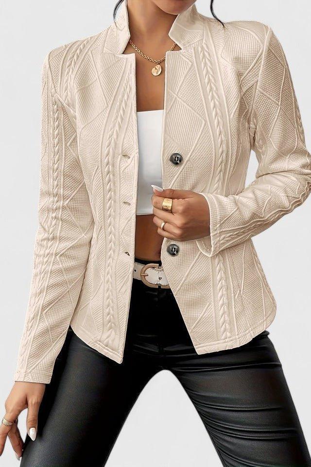 Blazer Sophistiqué avec Coupe Moderne et Silhouette Féminine