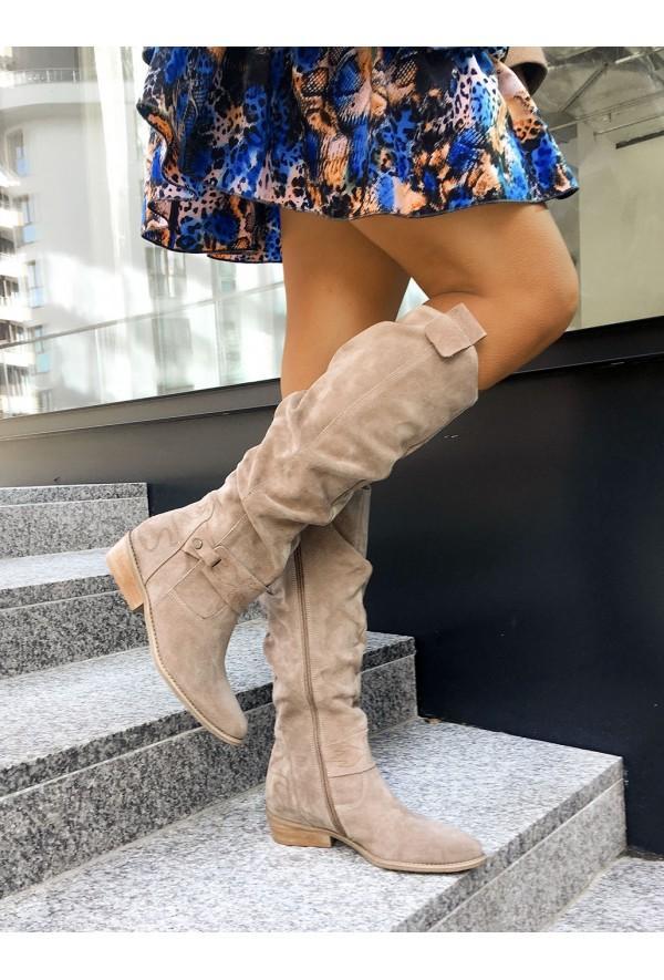 Bottes hautes à talons pour femmes