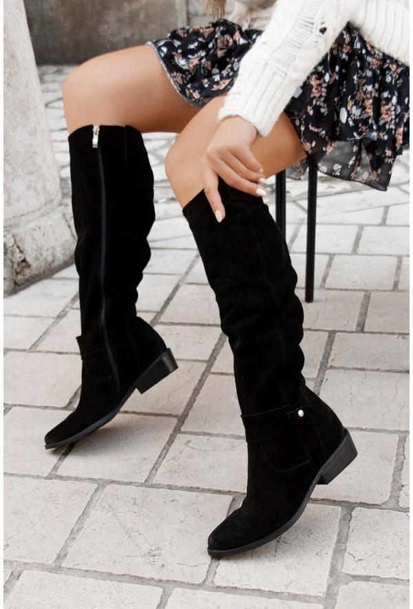 Bottes hautes à talons pour femmes
