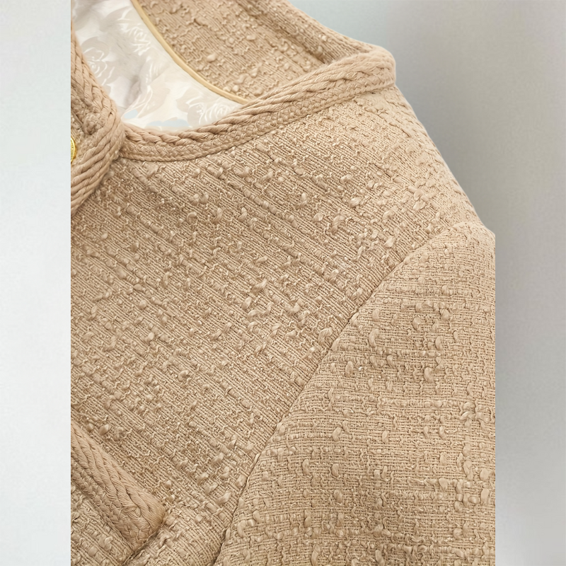 Cardigan Femme | Look Bouclé & Boutons Décoratifs