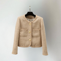 Cardigan Femme | Look Bouclé & Boutons Décoratifs