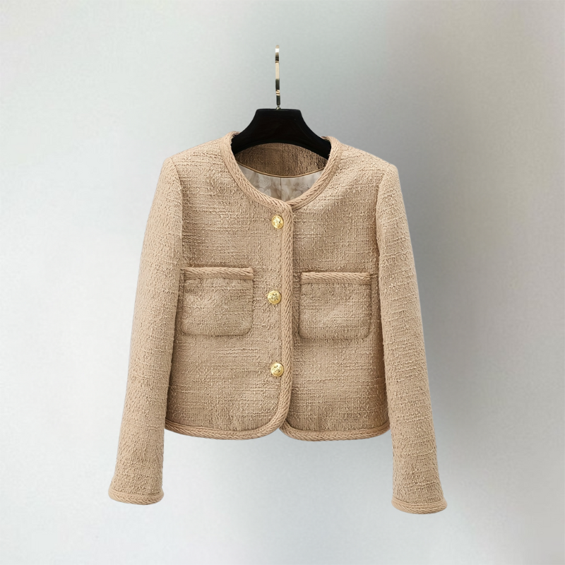 Cardigan Femme | Look Bouclé & Boutons Décoratifs