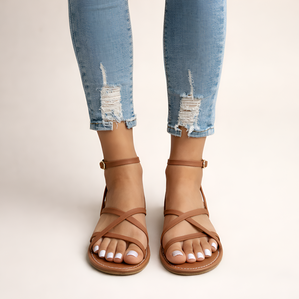 Leah - Sandales d'été confortables à semelle souple