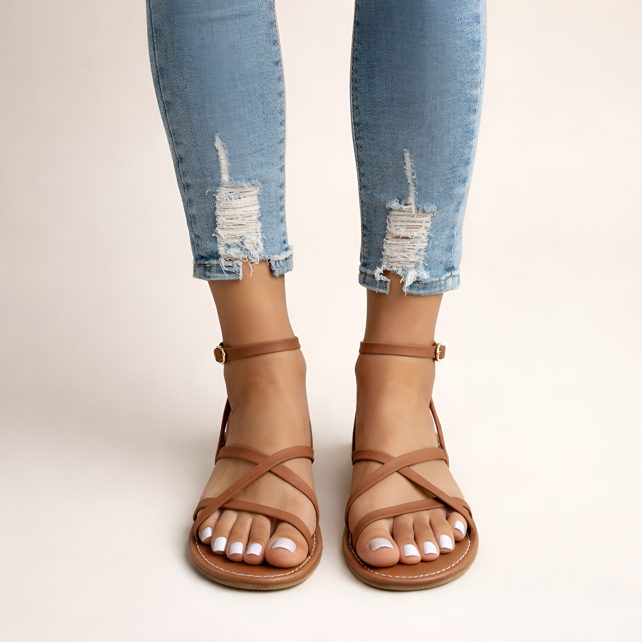 Leah - Sandales d'été confortables à semelle souple