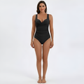 Rhea - Maillot de bain une pièce push-up à nœud sur le devant pour femme