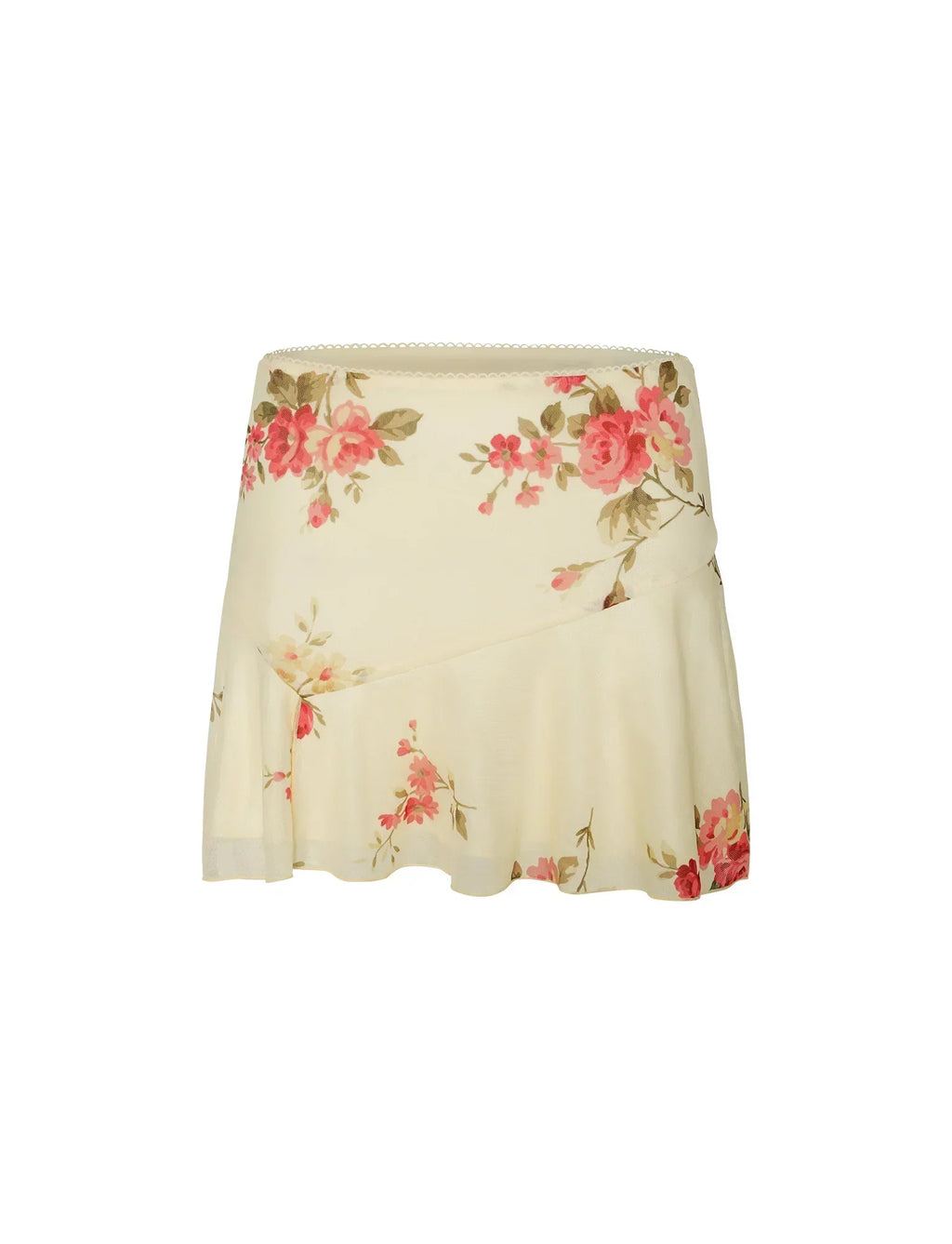 Ensemble Crop Top Et Mini Jupe Avec Imprimé Floral Pour Femmes | Idéal Pour Temps Chaud Et Occasions Estivales