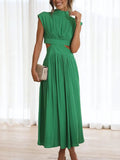 Robe longue élégante et fluide pour femmes | Maxi