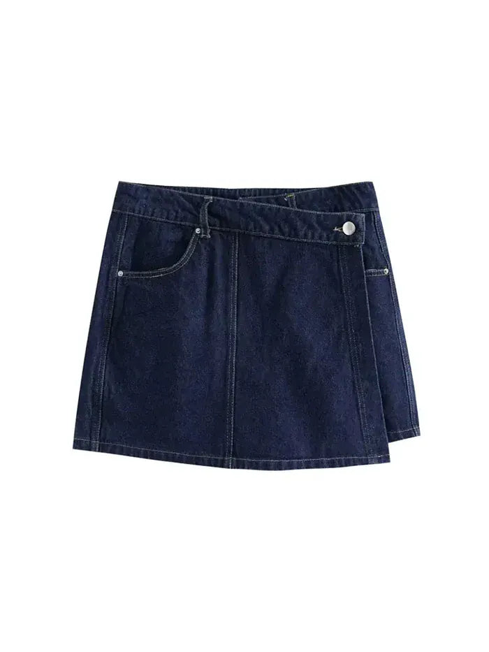 Ensemble Skort Coordonné Coupe Ajustée Asymétrique Pour Femme | Idéal Pour Occasions Décontractées Et Semi-Formelles
