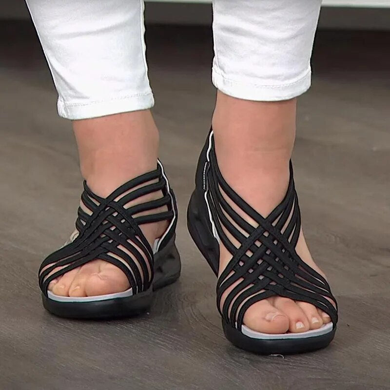 Sandales À Brides Multiples Pour Femmes | Idéal Pour Été Et Usage Quotidien
