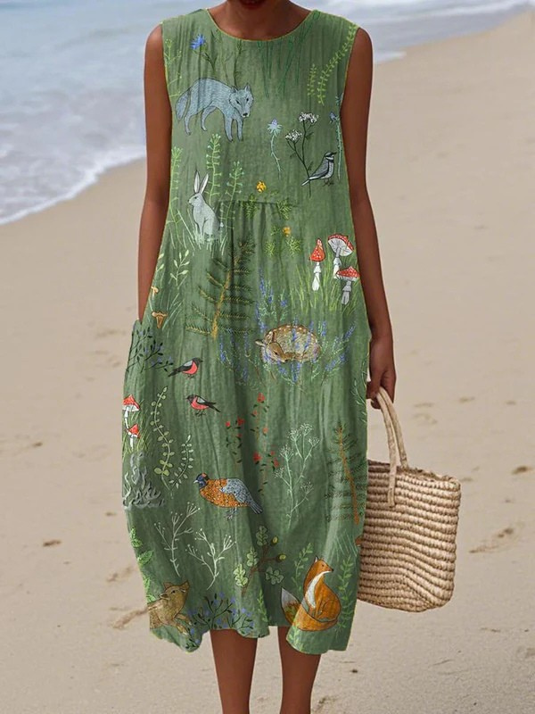 Esther - Robe d'été fluide sans manches