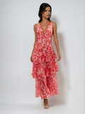 Robe Midi d'Été Veda à Volants
