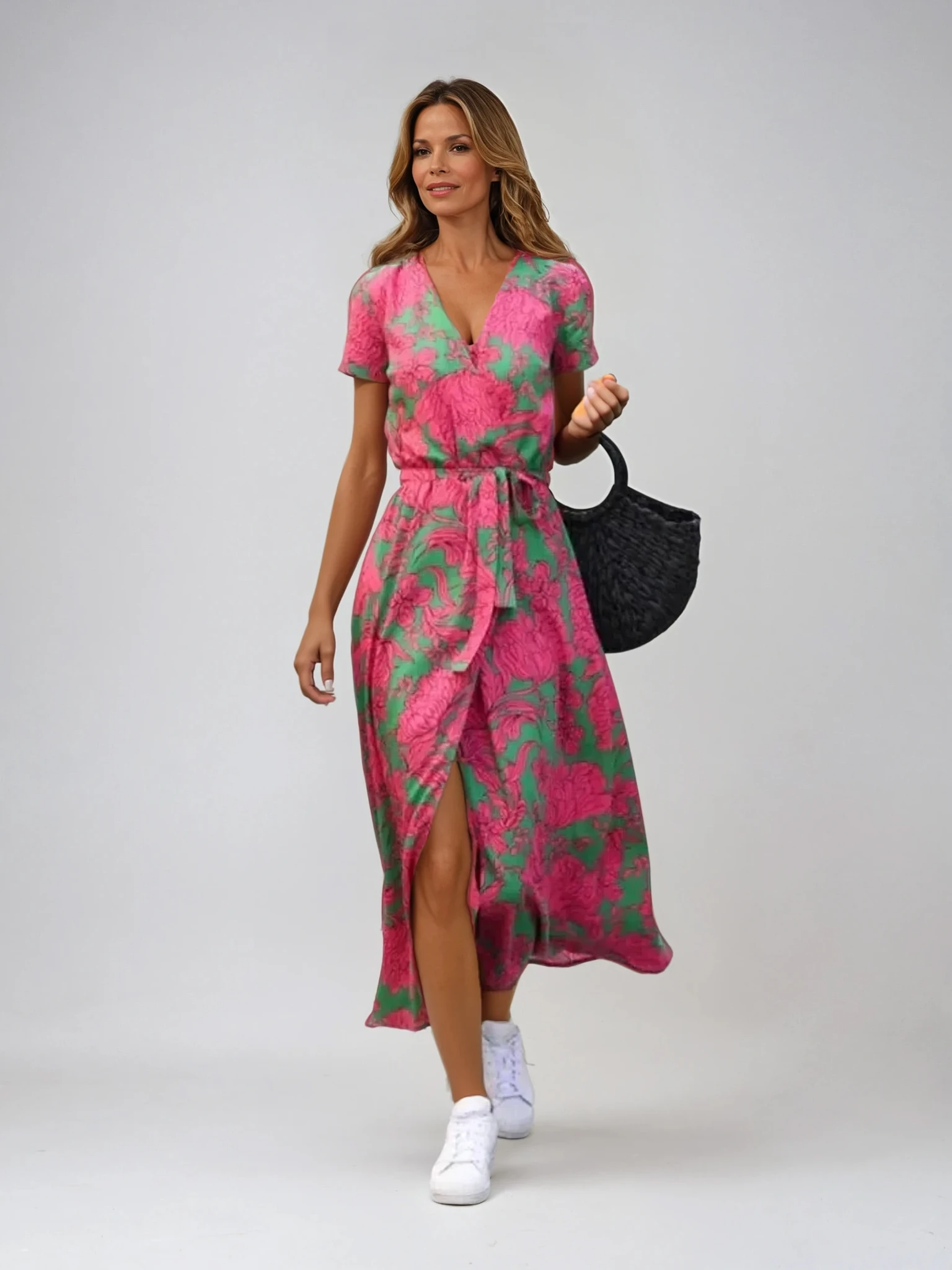 Suzanne – Robe élégante avec décolleté en V