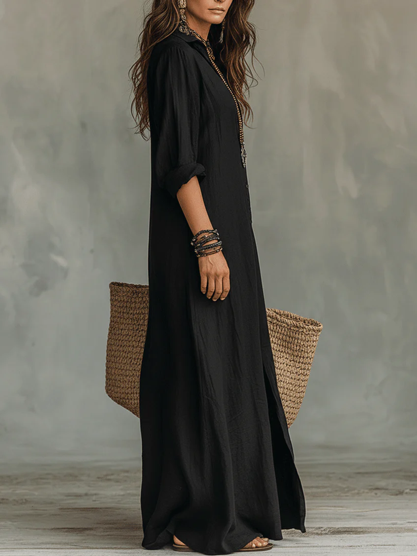 Mira | Robe Maxi Élégante et Fluide pour Femmes au Style Assuré