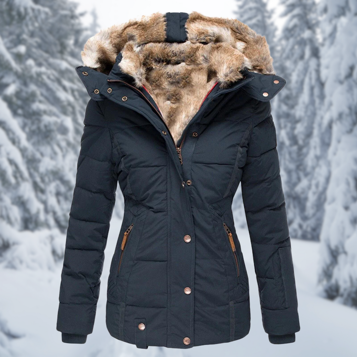 Veste pour femmes avec capuche et poches